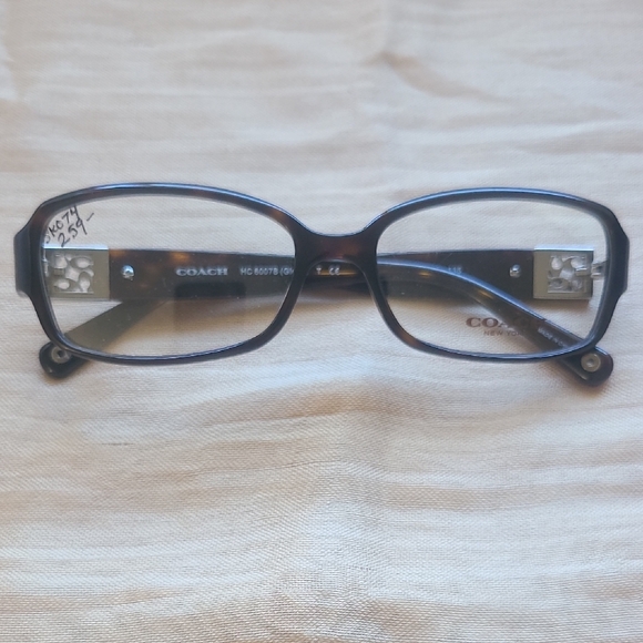 NEW & AUTHENTIC COACH EYEGLASSES MODEL 5001, SIZE 54-16-135, COLOR DARK-TORTOISE - Picture 1 of 3
